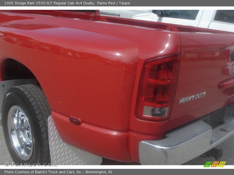 Flame Red / Taupe 2005 Dodge Ram 3500 SLT Regular Cab 4x4 Dually