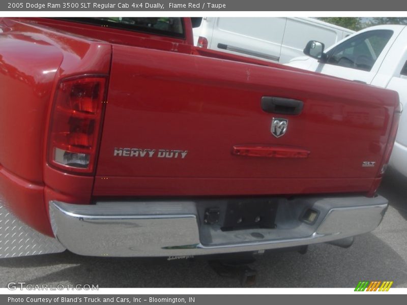 Flame Red / Taupe 2005 Dodge Ram 3500 SLT Regular Cab 4x4 Dually