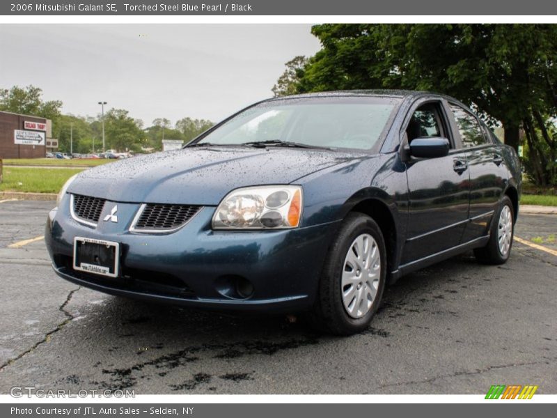 Torched Steel Blue Pearl / Black 2006 Mitsubishi Galant SE