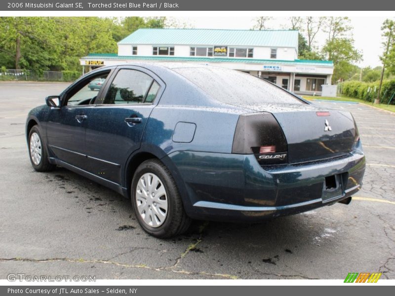 Torched Steel Blue Pearl / Black 2006 Mitsubishi Galant SE