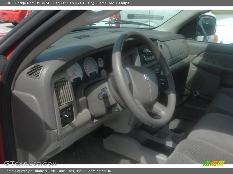 Flame Red / Taupe 2005 Dodge Ram 3500 SLT Regular Cab 4x4 Dually