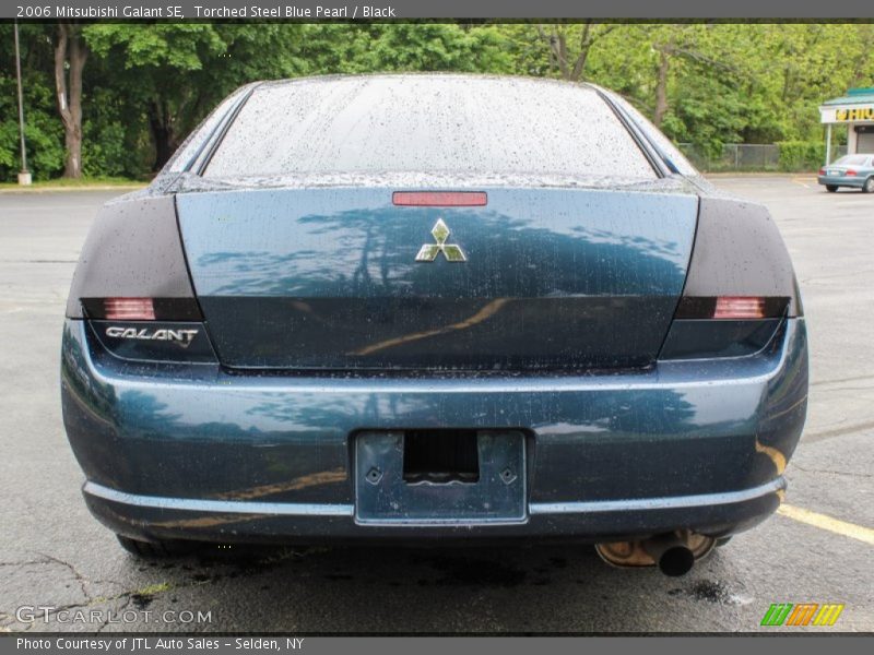 Torched Steel Blue Pearl / Black 2006 Mitsubishi Galant SE