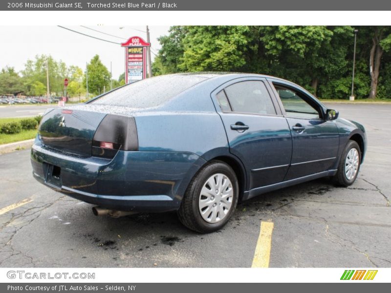 Torched Steel Blue Pearl / Black 2006 Mitsubishi Galant SE