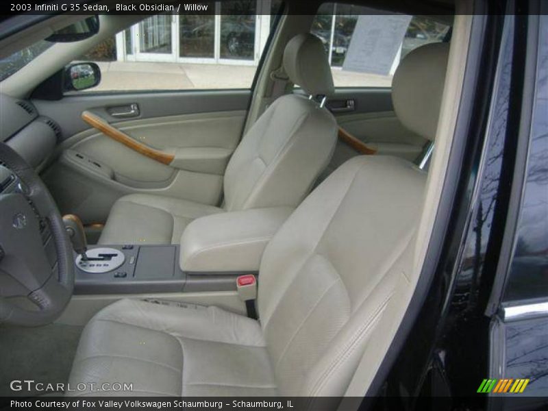 Black Obsidian / Willow 2003 Infiniti G 35 Sedan