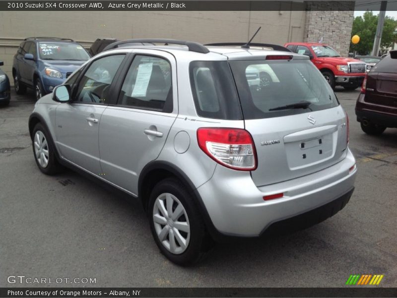 Azure Grey Metallic / Black 2010 Suzuki SX4 Crossover AWD