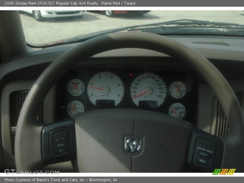 Flame Red / Taupe 2005 Dodge Ram 3500 SLT Regular Cab 4x4 Dually