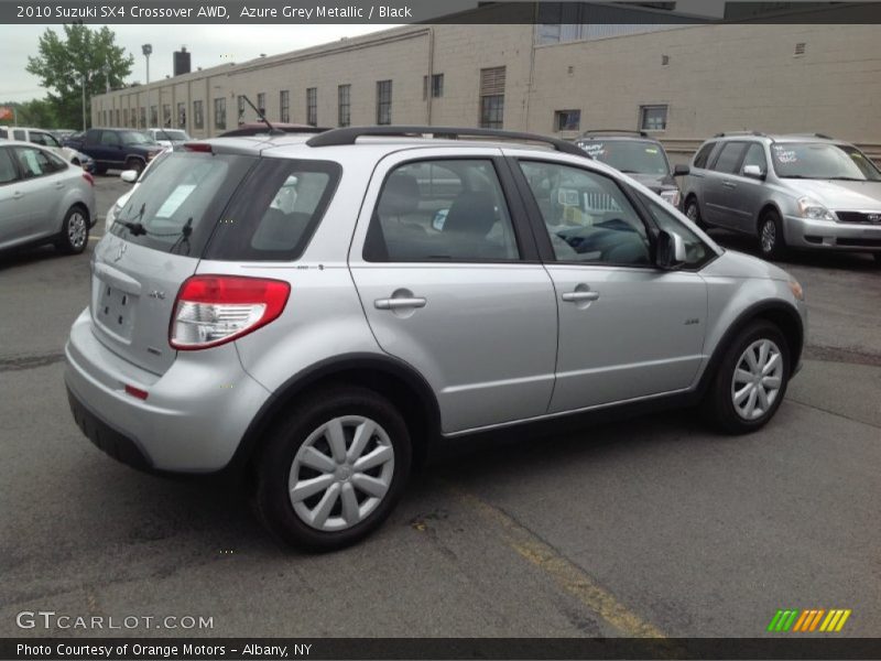 Azure Grey Metallic / Black 2010 Suzuki SX4 Crossover AWD