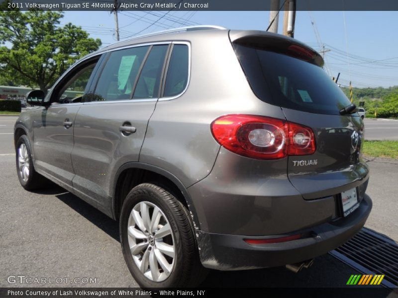 Alpine Gray Metallic / Charcoal 2011 Volkswagen Tiguan SE 4Motion