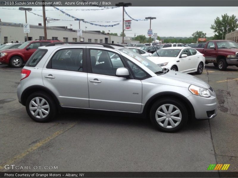 Azure Grey Metallic / Black 2010 Suzuki SX4 Crossover AWD