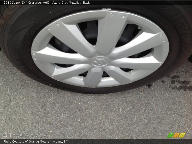 Azure Grey Metallic / Black 2010 Suzuki SX4 Crossover AWD