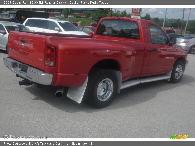 Flame Red / Taupe 2005 Dodge Ram 3500 SLT Regular Cab 4x4 Dually