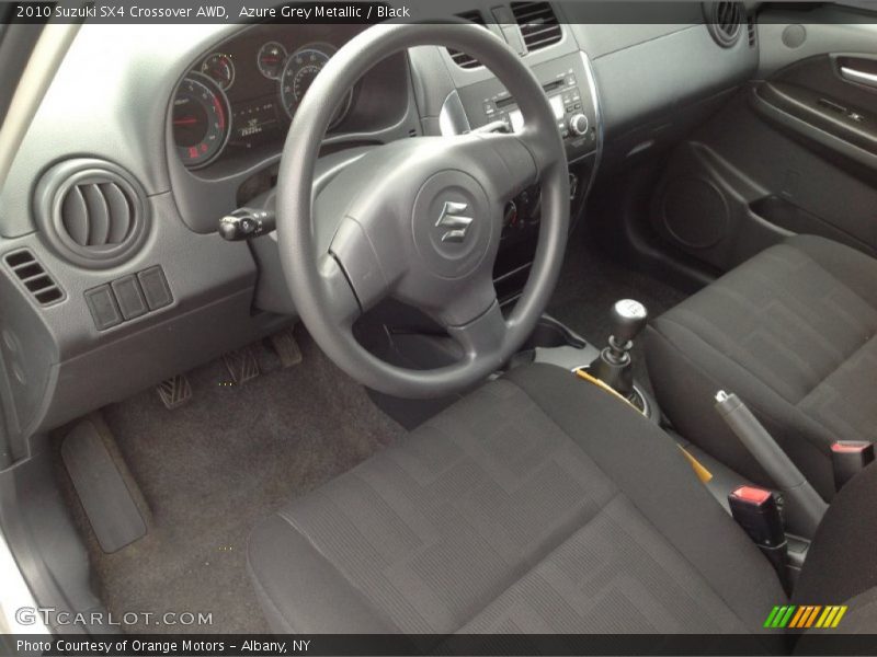 Azure Grey Metallic / Black 2010 Suzuki SX4 Crossover AWD