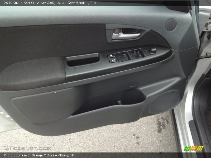 Azure Grey Metallic / Black 2010 Suzuki SX4 Crossover AWD