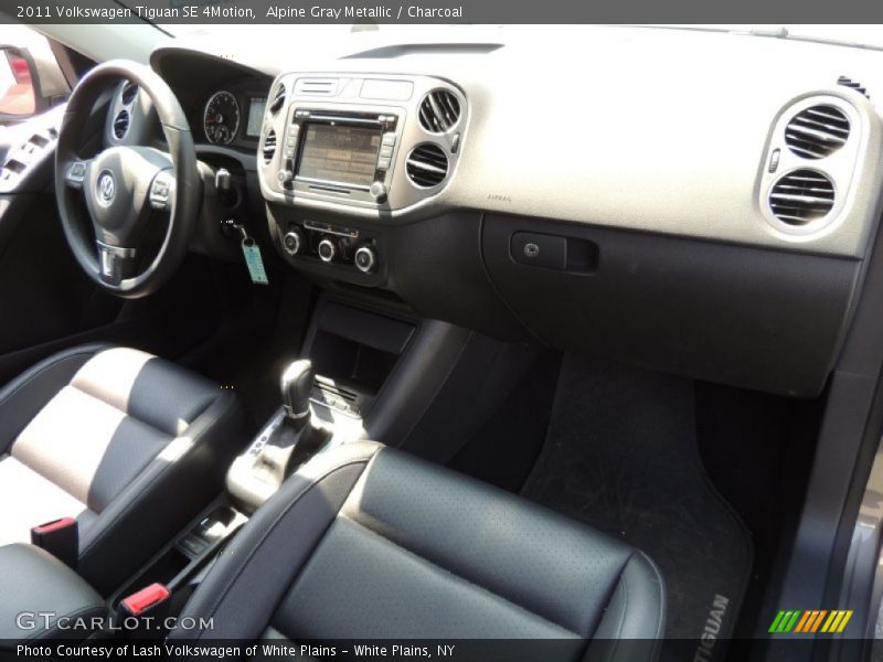 Alpine Gray Metallic / Charcoal 2011 Volkswagen Tiguan SE 4Motion