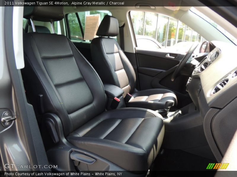 Alpine Gray Metallic / Charcoal 2011 Volkswagen Tiguan SE 4Motion