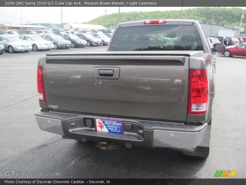 Medium Brown Metallic / Light Cashmere 2008 GMC Sierra 1500 SLT Crew Cab 4x4