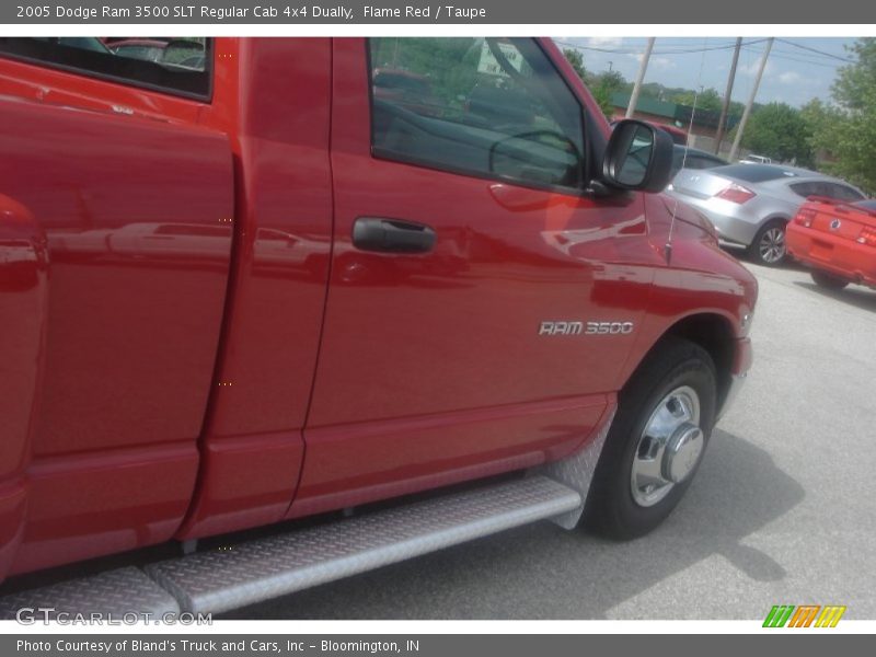 Flame Red / Taupe 2005 Dodge Ram 3500 SLT Regular Cab 4x4 Dually