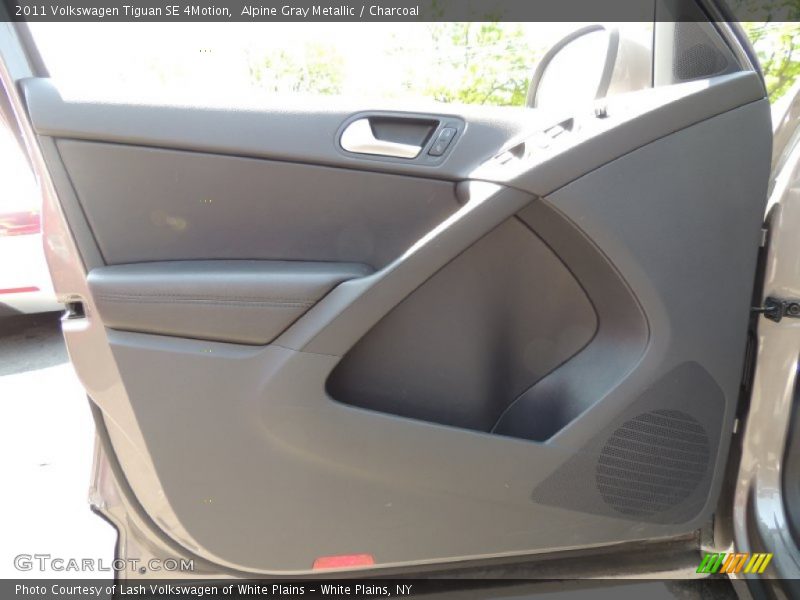 Alpine Gray Metallic / Charcoal 2011 Volkswagen Tiguan SE 4Motion
