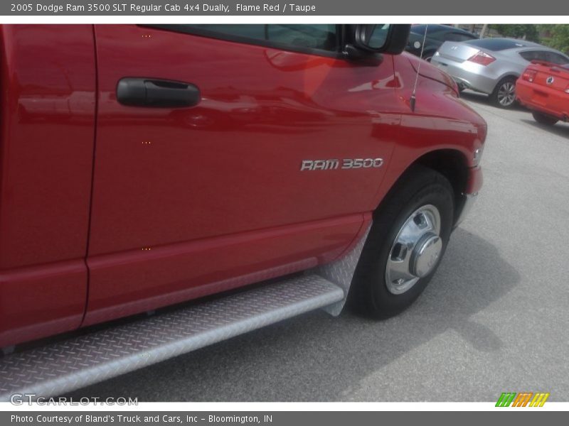 Flame Red / Taupe 2005 Dodge Ram 3500 SLT Regular Cab 4x4 Dually