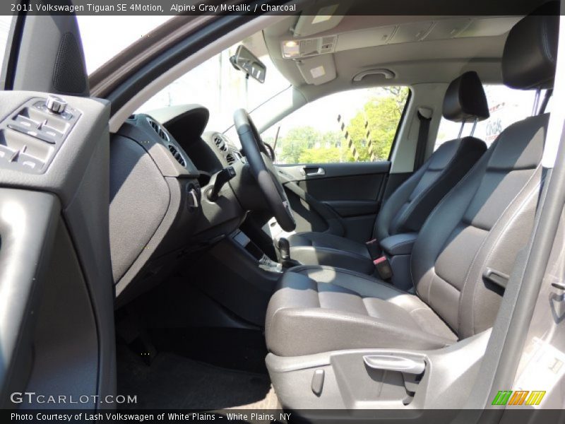 Alpine Gray Metallic / Charcoal 2011 Volkswagen Tiguan SE 4Motion