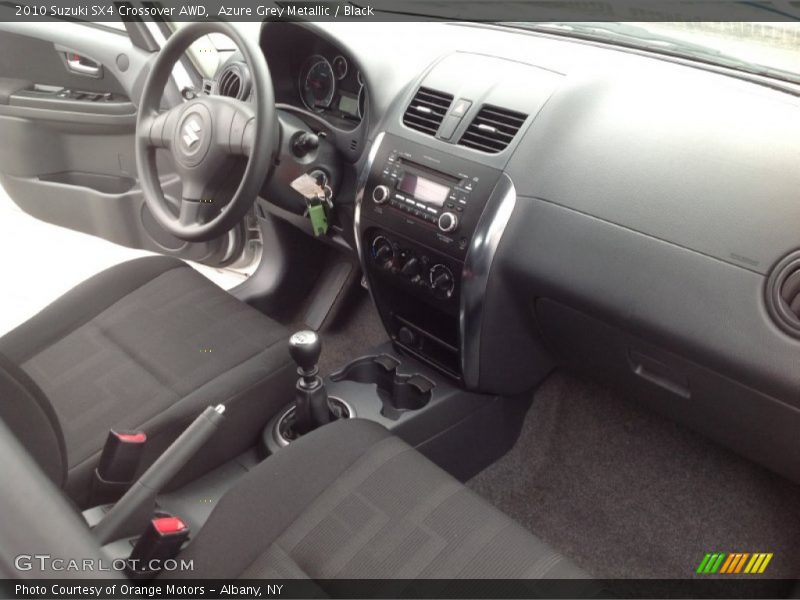 Azure Grey Metallic / Black 2010 Suzuki SX4 Crossover AWD