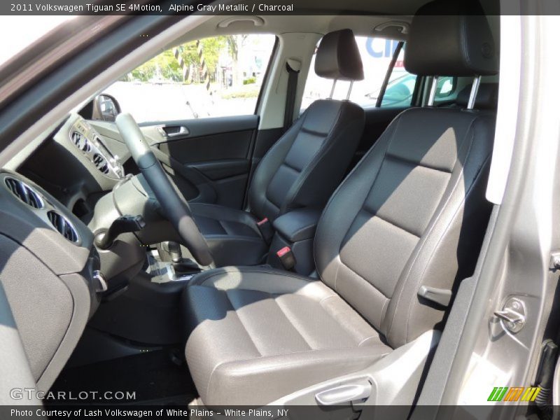 Alpine Gray Metallic / Charcoal 2011 Volkswagen Tiguan SE 4Motion