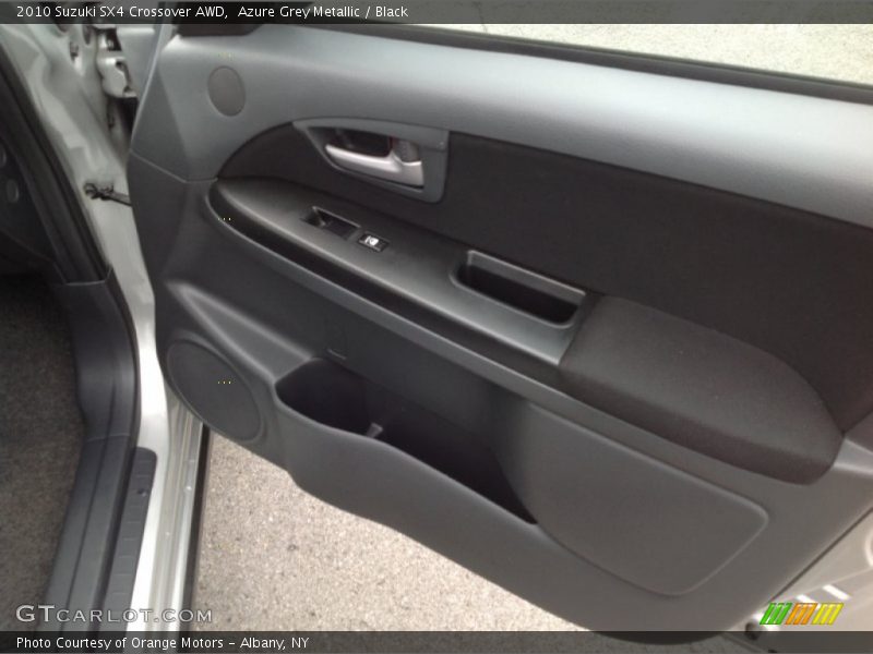 Azure Grey Metallic / Black 2010 Suzuki SX4 Crossover AWD