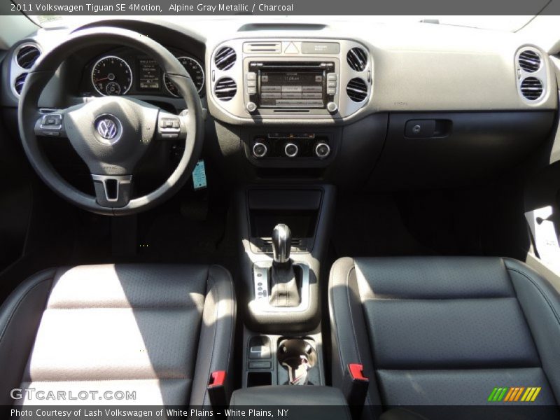 Alpine Gray Metallic / Charcoal 2011 Volkswagen Tiguan SE 4Motion