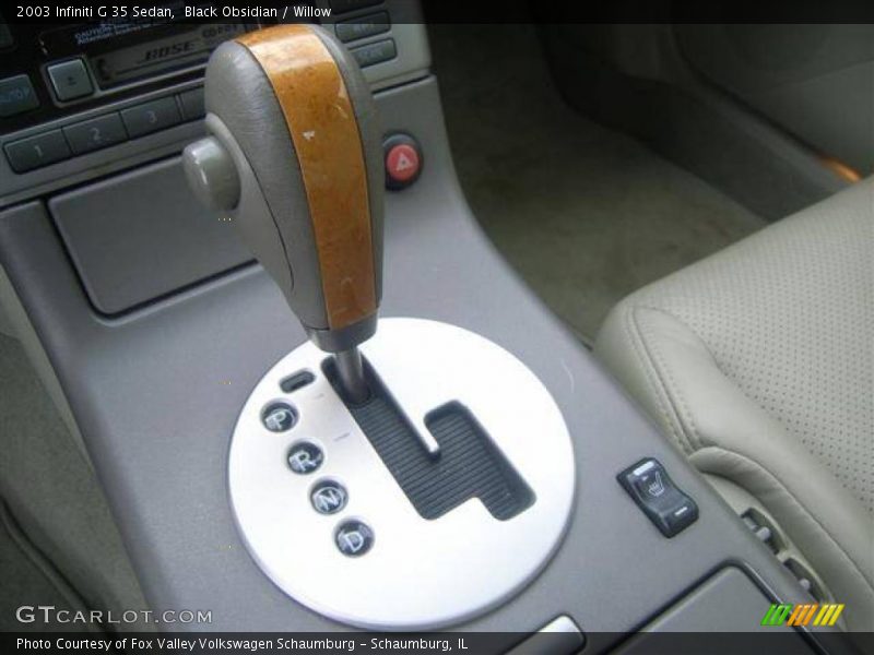 Black Obsidian / Willow 2003 Infiniti G 35 Sedan