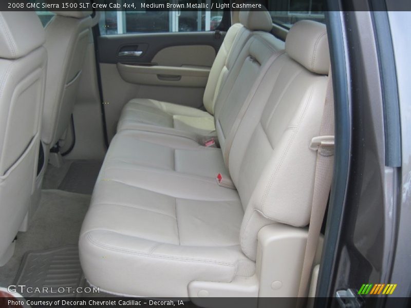 Medium Brown Metallic / Light Cashmere 2008 GMC Sierra 1500 SLT Crew Cab 4x4