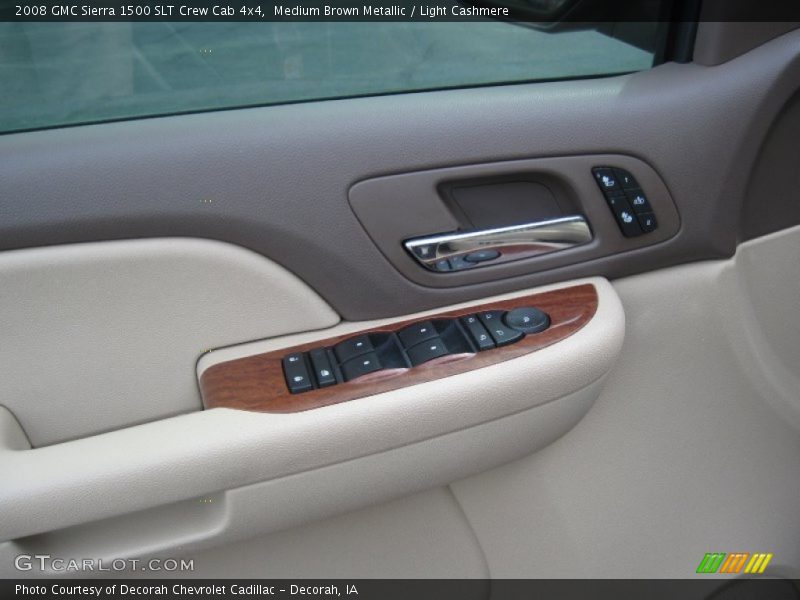 Medium Brown Metallic / Light Cashmere 2008 GMC Sierra 1500 SLT Crew Cab 4x4