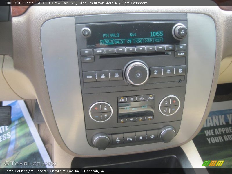 Medium Brown Metallic / Light Cashmere 2008 GMC Sierra 1500 SLT Crew Cab 4x4