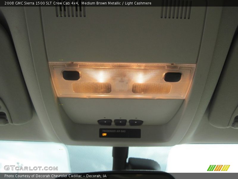 Medium Brown Metallic / Light Cashmere 2008 GMC Sierra 1500 SLT Crew Cab 4x4