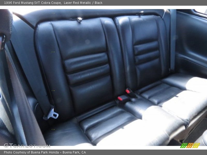 Rear Seat of 1996 Mustang SVT Cobra Coupe