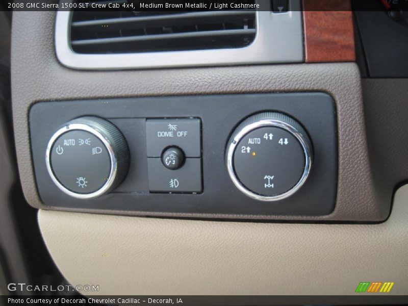 Medium Brown Metallic / Light Cashmere 2008 GMC Sierra 1500 SLT Crew Cab 4x4