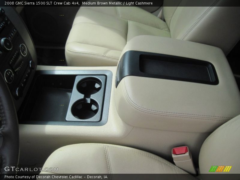 Medium Brown Metallic / Light Cashmere 2008 GMC Sierra 1500 SLT Crew Cab 4x4