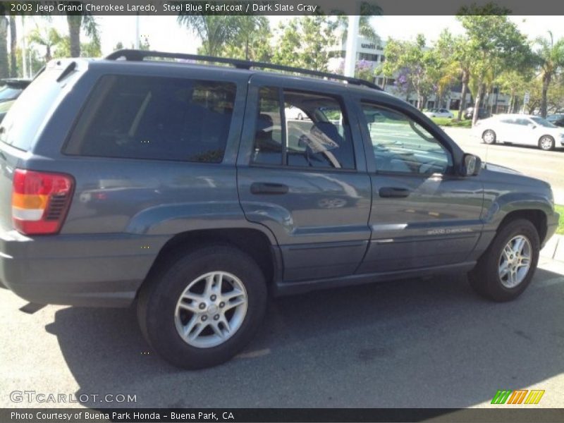 Steel Blue Pearlcoat / Dark Slate Gray 2003 Jeep Grand Cherokee Laredo