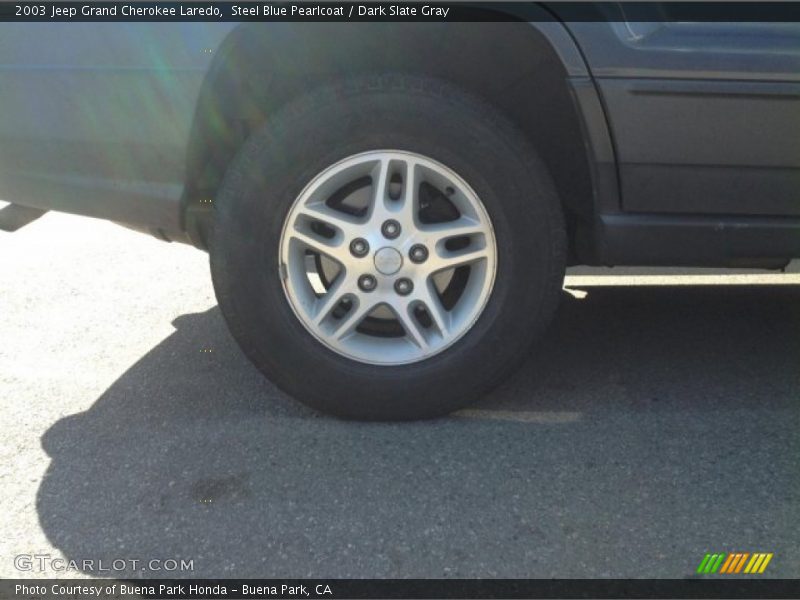 Steel Blue Pearlcoat / Dark Slate Gray 2003 Jeep Grand Cherokee Laredo