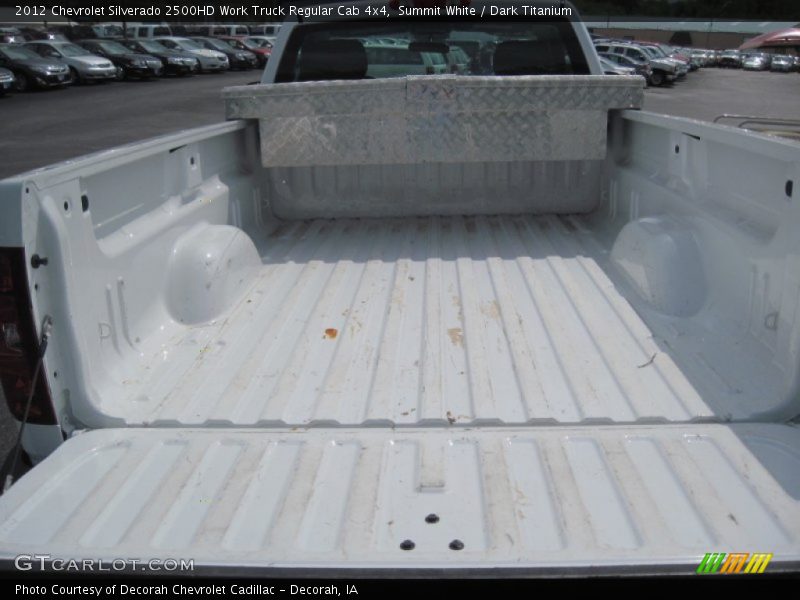 Summit White / Dark Titanium 2012 Chevrolet Silverado 2500HD Work Truck Regular Cab 4x4
