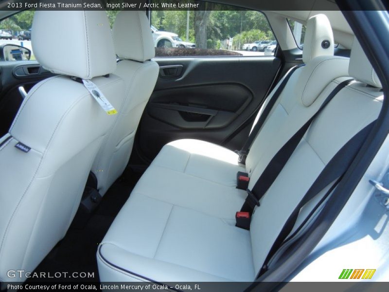 Rear Seat of 2013 Fiesta Titanium Sedan
