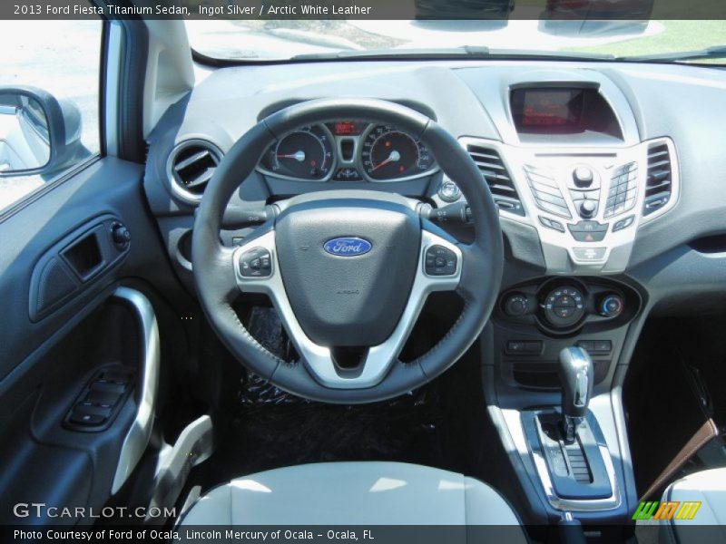 Dashboard of 2013 Fiesta Titanium Sedan