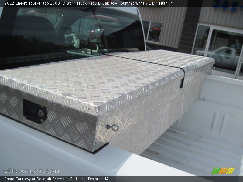 Summit White / Dark Titanium 2012 Chevrolet Silverado 2500HD Work Truck Regular Cab 4x4
