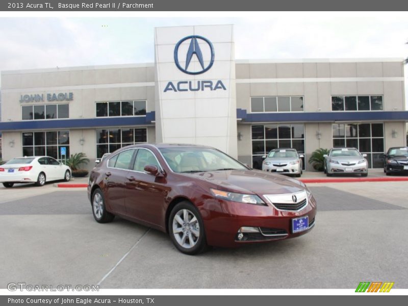 Basque Red Pearl II / Parchment 2013 Acura TL