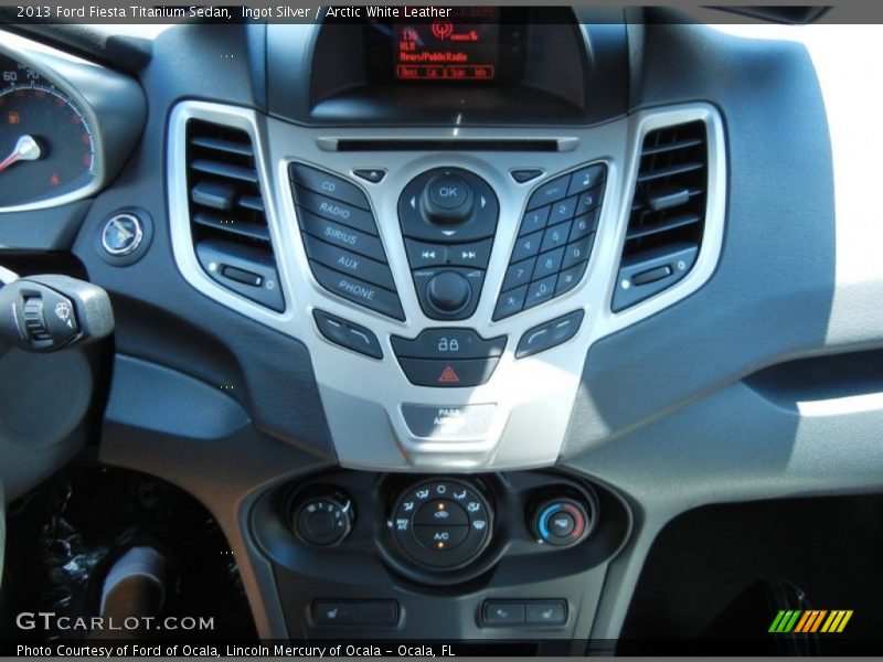 Controls of 2013 Fiesta Titanium Sedan