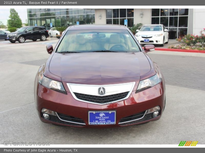 Basque Red Pearl II / Parchment 2013 Acura TL