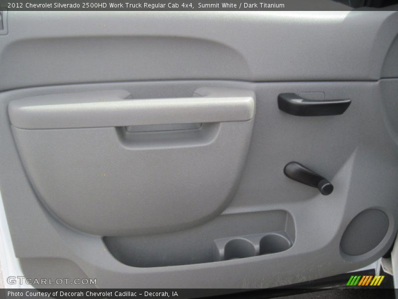 Summit White / Dark Titanium 2012 Chevrolet Silverado 2500HD Work Truck Regular Cab 4x4