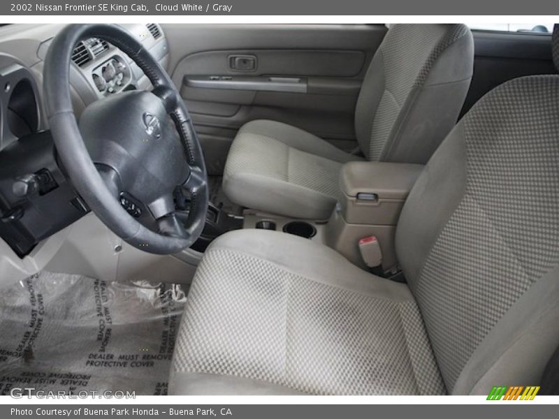  2002 Frontier SE King Cab Gray Interior
