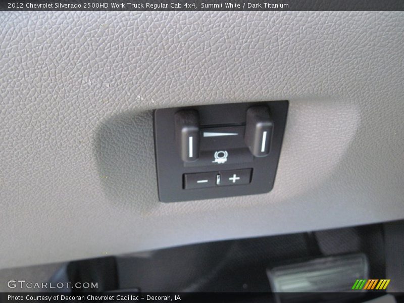 Summit White / Dark Titanium 2012 Chevrolet Silverado 2500HD Work Truck Regular Cab 4x4