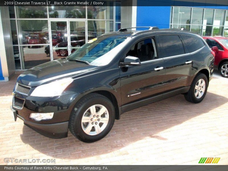 Black Granite Metallic / Ebony 2009 Chevrolet Traverse LT