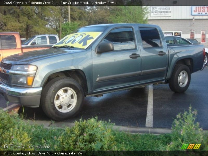 Blue Granite Metallic / Medium Pewter 2006 Chevrolet Colorado Crew Cab
